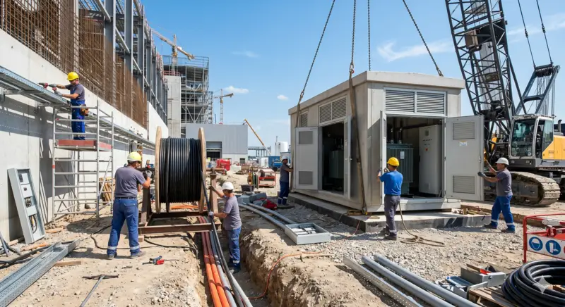 Cantiere P-Tech – realizzazione impianti MT/BT e cabine elettriche
