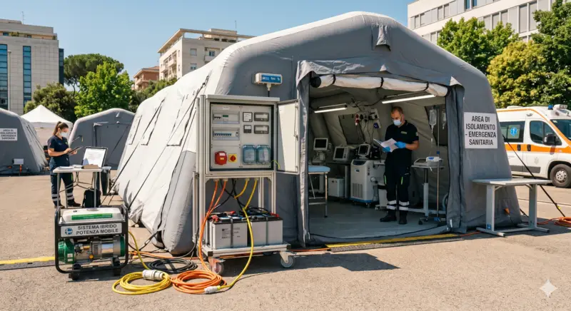 Cantiere emergenza sanitaria – aree isolamento COVID-19