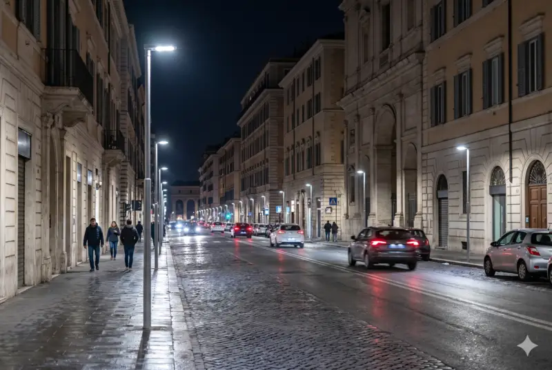 Re-lamping LED comuni del Lazio – CONSIP LUCE 3, P-Tech S.r.l.